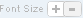 text resize