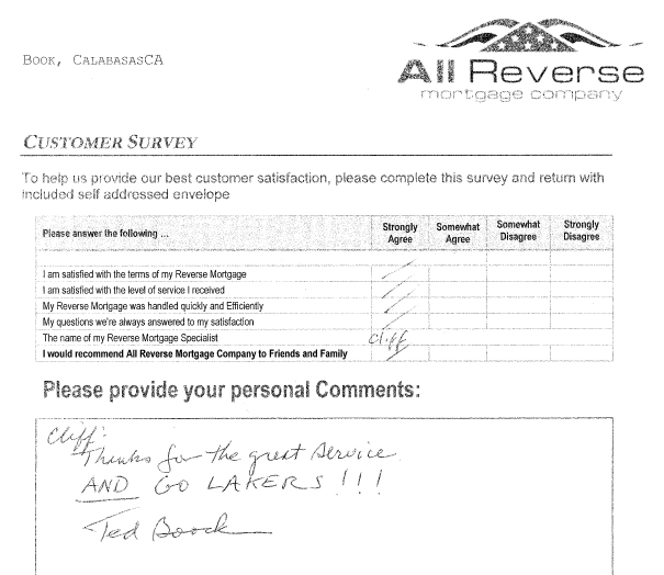 Reverse Mortgage in City of Orange California
