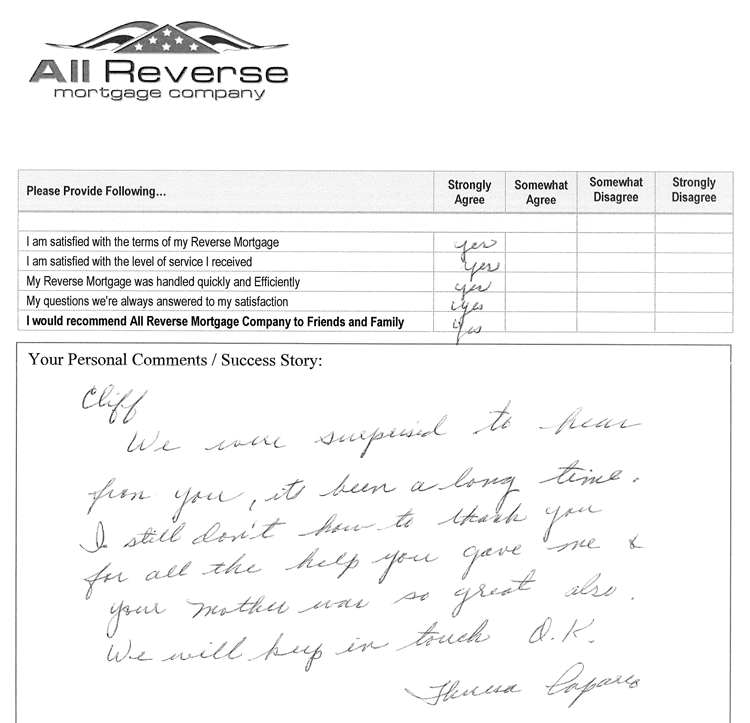 Reverse Mortgage in City of Orange California
